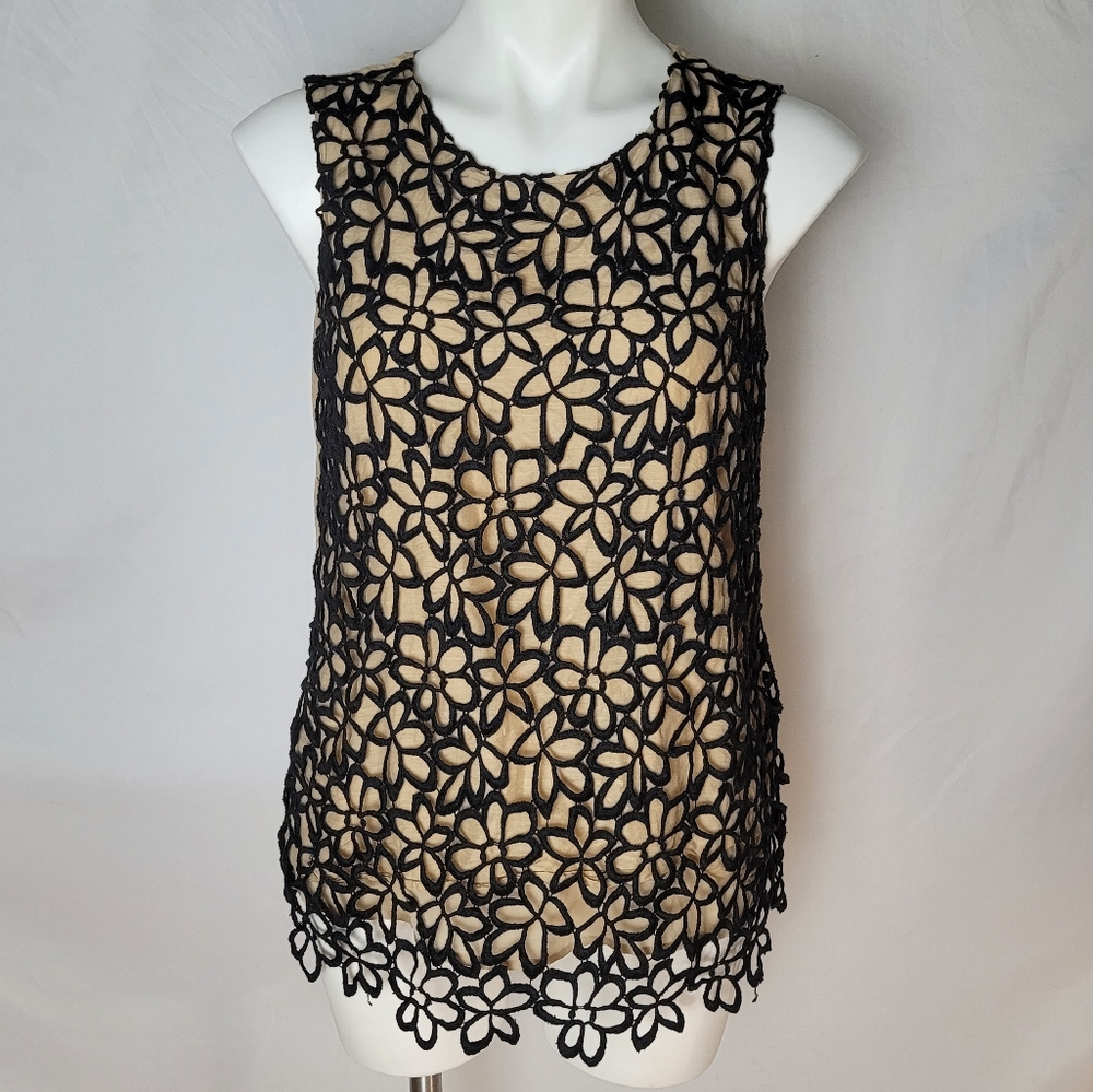 Layered floral blouse